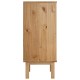 Barna-fehér tömör fenyőfa fiókos szekrény 76,5x39,5x90 cm Barna-fehér tömör fenyőfa fiókos szekrény 76,5x39,5x90 cm