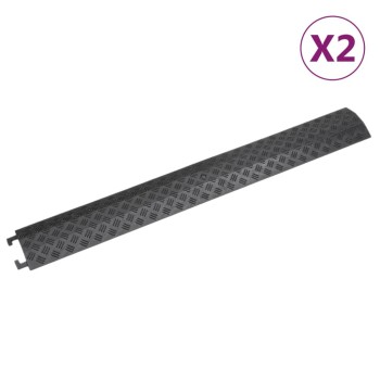 2 db fekete kábeltaposó 98,5 cm