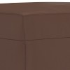 Barna műbőr pad 100 x 35 x 41 cm