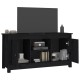 Fekete tömör fenyőfa tv-szekrény 103 x 36,5 x 52 cm Fekete tömör fenyőfa tv-szekrény 103 x 36,5 x 52 cm