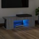 Szürke sonoma színű led-es tv-szekrény 90 x 39 x 30 cm Szürke sonoma színű led-es tv-szekrény 90 x 39 x 30 cm