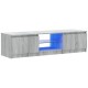Szürke sonoma színű tv-szekrény led-ekkel 140 x 40 x 35,5 cm Szürke sonoma színű tv-szekrény led-ekkel 140 x 40 x 35,5 cm