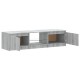 Szürke sonoma színű tv-szekrény led-ekkel 140 x 40 x 35,5 cm Szürke sonoma színű tv-szekrény led-ekkel 140 x 40 x 35,5 cm