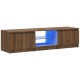 Barna tölgyszínű tv-szekrény led-ekkel 140 x 40 x 35,5 cm Barna tölgyszínű tv-szekrény led-ekkel 140 x 40 x 35,5 cm