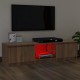 Barna tölgyszínű tv-szekrény led-ekkel 140 x 40 x 35,5 cm Barna tölgyszínű tv-szekrény led-ekkel 140 x 40 x 35,5 cm