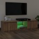 Barna tölgyszínű tv-szekrény led-ekkel 140 x 40 x 35,5 cm Barna tölgyszínű tv-szekrény led-ekkel 140 x 40 x 35,5 cm