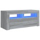 Szürke sonoma színű tv-szekrény led-világítással 90x35x40 cm Szürke sonoma színű tv-szekrény led-világítással 90x35x40 cm