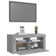 Szürke sonoma színű tv-szekrény led-világítással 90x35x40 cm Szürke sonoma színű tv-szekrény led-világítással 90x35x40 cm