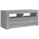 Szürke sonoma színű tv-szekrény led-világítással 90x35x40 cm Szürke sonoma színű tv-szekrény led-világítással 90x35x40 cm