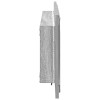 Tükör led -es lámpákkal szürke sonoma 90 x 8,5 x 37 cm faanyag