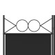 5 paneles fekete szövet térelválasztó 200x200 cm 5 paneles fekete szövet térelválasztó 200x200 cm