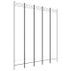 fehér 5 paneles paraván 200x220 cm szövet
