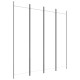 4 paneles fehér szövet térelválasztó 200 x 200 cm 4 paneles fehér szövet térelválasztó 200 x 200 cm