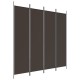 4 paneles barna szövet paraván 200x200 cm 4 paneles barna szövet paraván 200x200 cm