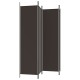 4 paneles barna szövet paraván 200x200 cm 4 paneles barna szövet paraván 200x200 cm