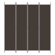 4 paneles barna szövet paraván 200x220 cm 4 paneles barna szövet paraván 200x220 cm