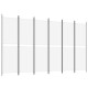 6 paneles fehér szövet térelválasztó 300x180 cm 6 paneles fehér szövet térelválasztó 300x180 cm