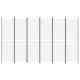 6 paneles fehér szövet térelválasztó 300x180 cm 6 paneles fehér szövet térelválasztó 300x180 cm