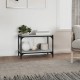 Szürke sonoma színű szerelt fa és acél tv-szekrény 60x33x41 cm Szürke sonoma színű szerelt fa és acél tv-szekrény 60x33x41 cm