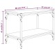 Szürke sonoma színű szerelt fa és acél tv-szekrény 60x33x41 cm Szürke sonoma színű szerelt fa és acél tv-szekrény 60x33x41 cm
