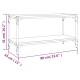 Fekete szerelt fa és acél tv-szekrény 80 x 33 x 41 cm Fekete szerelt fa és acél tv-szekrény 80 x 33 x 41 cm