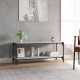 Szürke sonoma színű szerelt fa és acél tv-szekrény 100x33x41 cm