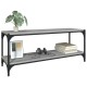 Szürke sonoma színű szerelt fa és acél tv-szekrény 100x33x41 cm