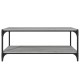 Szürke sonoma színű szerelt fa és acél tv-szekrény 100x33x41 cm