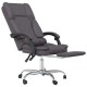 Szürke műbőr dönthető irodai masszázsszék