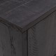 Fekete tömör újrahasznosított fenyőfa tv-szekrény 110x35x48 cm Fekete tömör újrahasznosított fenyőfa tv-szekrény 110x35x48 cm