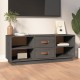 Szürke tömör fenyőfa tv-szekrény 100x34x40 cm Szürke tömör fenyőfa tv-szekrény 100x34x40 cm