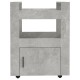 Betonszürke szerelt fa konyhai-kocsi 60 x 45 x 80 cm Betonszürke szerelt fa konyhai-kocsi 60 x 45 x 80 cm