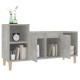 Betonszürke szerelt fa tv-szekrény 100 x 35 x 55 cm