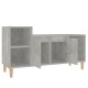 Betonszürke szerelt fa tv-szekrény 100 x 35 x 55 cm