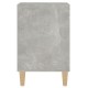 Betonszürke szerelt fa tv-szekrény 100 x 35 x 55 cm