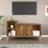 Füstös tölgyszínű szerelt fa tv-szekrény 100x35x55 cm