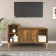 Füstös tölgyszínű szerelt fa tv-szekrény 100x35x55 cm