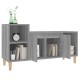 Szürke sonoma színű szerelt fa tv-szekrény 100x35x55 cm Szürke sonoma színű szerelt fa tv-szekrény 100x35x55 cm