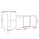 Szürke sonoma színű szerelt fa tv-szekrény 100x35x55 cm Szürke sonoma színű szerelt fa tv-szekrény 100x35x55 cm