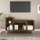 Barna tölgyszínű szerelt fa tv-szekrény 100x35x55 cm Barna tölgyszínű szerelt fa tv-szekrény 100x35x55 cm