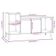 Füstös tölgyszínű szerelt fa tv-szekrény 100x35x55 cm Füstös tölgyszínű szerelt fa tv-szekrény 100x35x55 cm