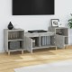 Betonszürke szerelt fa tv-szekrény 160x35x55 cm Betonszürke szerelt fa tv-szekrény 160x35x55 cm