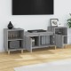 Szürke sonoma színű szerelt fa tv-szekrény 160x35x55 cm Szürke sonoma színű szerelt fa tv-szekrény 160x35x55 cm