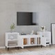 Fehér szerelt fa tv-szekrény 160 x 35 x 55 cm Fehér szerelt fa tv-szekrény 160 x 35 x 55 cm