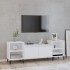 Fehér szerelt fa tv-szekrény 160 x 35 x 55 cm