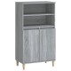 Szürke sonoma szerelt fa magasszekrény 60 x 36 x 110 cm Szürke sonoma szerelt fa magasszekrény 60 x 36 x 110 cm