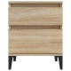 2 db sonoma tölgy éjjeliszekrény 40 x 35 x 50 cm 2 db sonoma tölgy éjjeliszekrény 40 x 35 x 50 cm