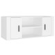 Fehér szerelt fa tv-szekrény 100 x 35 x 40 cm Fehér szerelt fa tv-szekrény 100 x 35 x 40 cm