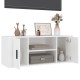 Fehér szerelt fa tv-szekrény 100 x 35 x 40 cm Fehér szerelt fa tv-szekrény 100 x 35 x 40 cm