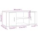 Fehér szerelt fa tv-szekrény 100 x 35 x 40 cm Fehér szerelt fa tv-szekrény 100 x 35 x 40 cm